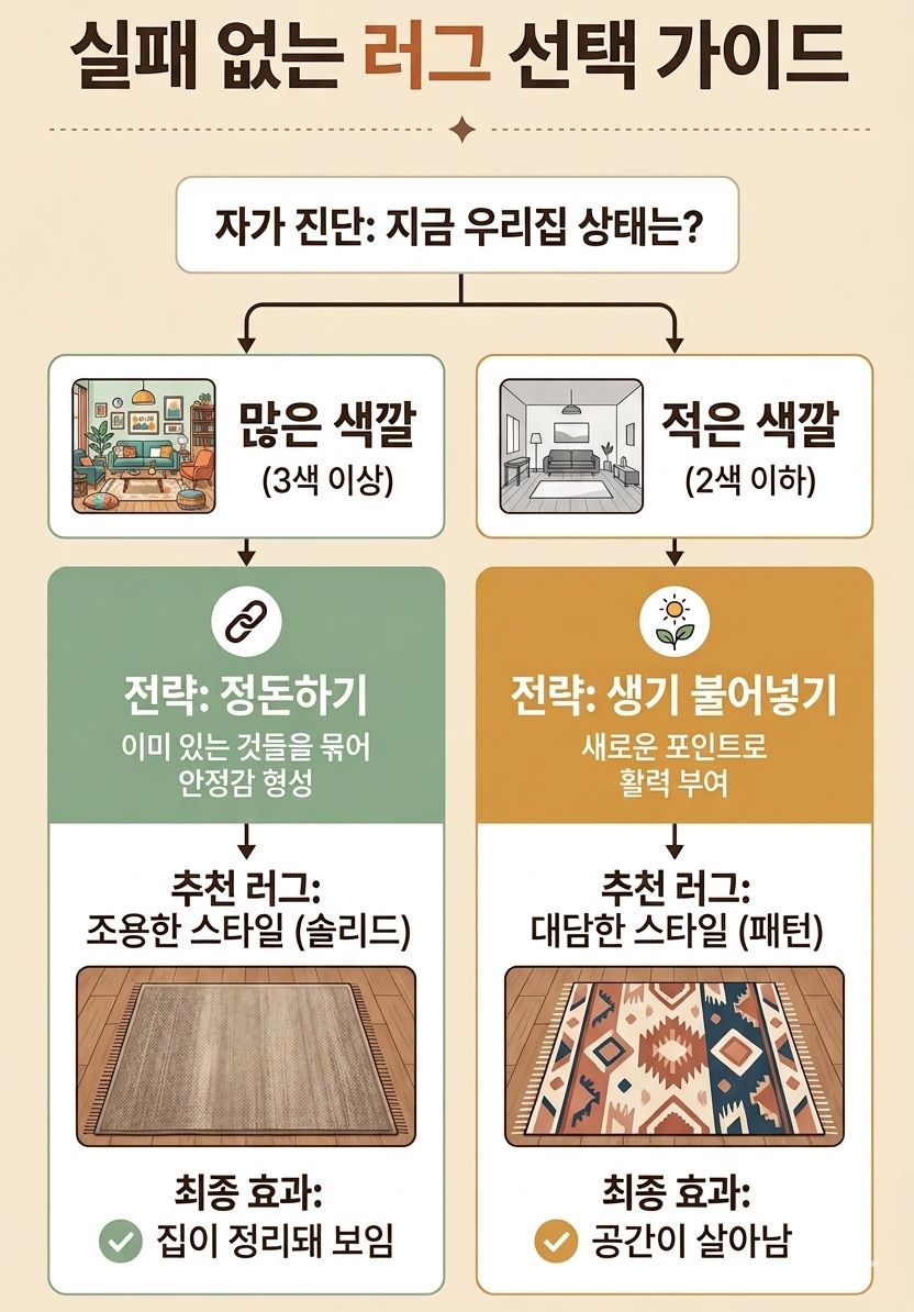 수억 써도 후회하는 거실 인테리어? '삼각형 구도' 하나로 아늑하게 바꾸는 법! 🛋️✨
큰돈을 들여 깔끔하게 리모델링을 끝냈는데, 왠지 모르게 집이 치과 대기실이나 호텔 로비처럼 차갑고 휑하게 느껴진 적 있으신가요? 🏥 대리석을 깔고 최고급 소파를 들여놓아도 모델하우스 같은 포근함이 없다면, 그건 공간에 '아늑함의 좌표'가 빠졌기 때문입니다.

오늘은 이케아(IKEA) 쇼룸처럼 들어가자마자 마음이 사르르 편안해지는 거실을 만드는 비밀, 바로 '삼각형 구도' 인테리어 치트키를 소개해 드릴게요! 🔺 패션이나 미술뿐만 아니라 홈스타일링에서도 이 구도 하나만 알면 전문가 못지않은 감각적인 공간을 완성할 수 있습니다. 지금 바로 확인해 보세요! 🥰

🔺 인테리어의 핵심 치트키, '삼각형 구도'의 비밀
레오나르도 다빈치의 명화 속에도 숨겨진 시각적 비밀이 바로 삼각형 구도입니다. 🎨 우리 눈과 뇌는 정삼각형 구조를 바라볼 때 본능적으로 최고의 안정감과 편안함을 느낍니다. 반대로 역삼각형 구도는 긴장감과 불안함을 유발하죠. 거실에 짱짱한 안정감이 채워져야 비로소 문을 열고 들어왔을 때 '쉬고 싶다'는 안도감이 듭니다. 💆‍♂️

💡 여기서 잠깐! 역삼각형 가구는 사면 안 되나요?
최근 인테리어 필수 가전이 된 'LG 스탠바이미' 같은 제품이 대표적인 역삼각형 구도입니다. 📺 이런 형태는 긴장감을 주는 동시에 시선을 한곳으로 확 사로잡는 강력한 힘이 있어요. 따라서 공간을 아늑하게 만드는 용도가 아니라, 시선을 끄는 세련된 포인트 '인테리어 오브제'로 활용하면 아주 훌륭한 효과를 볼 수 있습니다. 👍

이 마법 같은 삼각형 구도를 우리 집 거실에 어떻게 적용할 수 있을까요? 원리는 아주 간단합니다. 공중에 '꼭짓점'을 찍고, 바닥에 '밑변'을 단단하게 고정해 주면 됩니다! 📐

💡 1단계: 공중에 '꼭짓점' 찍기 📌 (시선 낮추기)
이케아 쇼룸에 가면 처음 보는 공간인데도 나도 모르게 소파에 털썩 앉아 쉬고 싶어지죠? 🛋️ 그 비밀은 바로 조명과 소품의 높이에 있습니다. 이케아는 조명을 머리에 닿을 듯 말 듯 아주 낮게 배치합니다. 꼭짓점이 낮아질수록 가구와 사람을 감싸는 삼각형 구도가 촘촘해져서 인간은 본능적인 안도감을 느끼게 됩니다.

우리 집 거실에도 천장 밑, 우리 시선이 머무는 낮은 지점에 꼭짓점을 찍어보세요! 👇

🖼️ 액자 낮춰 걸기: 보통 서서 보는 눈높이에 액자를 걸지만, 아늑한 거실을 원한다면 소파나 침대에 앉았을 때의 눈높이에 맞춰 과감하게 낮게 걸어보세요. 시선이 아래로 가라앉으며 공간이 포근해집니다.

💡 낮은 조명 활용하기: 천장의 밝은 메인 등만 켜지 말고, 한 방향으로 길게 내려오는 아치형 장스탠드나 은은한 테이블 램프를 활용해 시선을 아래로 묶어주세요.

⚠️ 주의할 점: 복도나 거실 벽에 액자를 일렬로 길게 쫙 걸어두는 것은 금물입니다! ❌ 좌표가 너무 많아지면 시선이 분산되어 집이 아니라 차가운 '갤러리'처럼 변해버립니다. 갤러리에는 아늑한 맛이 없으니까요.

🧺 2단계: 바닥에 '밑변' 고정하기 🪵 (러그 깔기)
주말에 공원에 가면 넓은 잔디밭을 두고도 사람들은 굳이 큰 나무 그늘 아래로 모여듭니다. 🌳 나무라는 '꼭짓점'을 찾은 뒤, 그 아래에 돗자리를 펴는 순간 "여기서부터는 내 영역"이라는 심리적 울타리가 생기기 때문이죠. 🥰

집에서 이 돗자리 역할을 하는 것이 바로 러그(Rug)입니다. 인테리어에서 러그가 없는 집은 '줄바꿈과 띄어쓰기를 하지 않은 빽빽한 글'과 같습니다. 가구들로 문장의 마침표는 찍었지만, 단락 분리가 안 되어 공간의 가독성이 뚝 떨어지는 것이죠. 바닥에 러그를 깔아 심리적 경계선을 튼튼하게 만들어 주어야 아늑함이 공중으로 날아가지 않고 단단히 고정됩니다. 🔗

📊 우리 집 결핍을 채워주는 러그 고르기 공식러그는 단순한 미용 소품이 아니라 집의 단점과 결핍을 보완해 주는 영리한 도구입니다. 🛠️ 우리 집 거실 상태에 맞춰 찰떡같은 러그를 매치해 보세요! <표 이미지 참고하세요>

⚠️ 절대 피해야 할 최악의 조합!거실 벽지 색상이나 바닥재와 똑같은 색의 러그는 절대 깔지 마세요! 
❌ 바닥과 벽의 경계가 모호해지면서 공간의 깊이감이 완전히 사라져 집이 더 평평하고 휑한 병원처럼 변하게 됩니다.
🎬 마치며: 완벽한 아늑함을 완성하는 집꾸미기 레시피돈을 수억 원 들여도 채워지지 않던 거실의 허전함, 이제 명확한 원인을 아셨나요? 

🧐 바닥에는 가구와 소품을 단단하게 묶어주는 러그로 안정적인 '밑변'을 깔고, 그 위에 시선을 편안하게 머물게 하는 낮은 조명이나 그림으로 '꼭짓점'을 얹어보세요. 
거실에 완벽한 삼각형 구도가 만들어지는 순간, 우리 집은 세상에서 가장 포근하고 세련된 휴식처로 탈바꿈합니다. 

🏡💖전문 디자이너들이 입을 모아 강조하는 홈스타일링 명언을 꼭 기억하세요!"살림은 미니멀하게, 집꾸미기는 맥시멀하게!" ✨이번 주말에는 거실 천장의 하얀 형광등만 바라보지 마시고, 
시선을 조금 낮춰서 우리 집만의 아늑한 꼭짓점 좌표를 하나 찍어보시는 건 어떨까요? 
작은 역발상 구도 하나가 여러분의 소중한 공간을 완전히 다른 차원으로 이끌어 줄 것입니다. 
여러분의 아름다운 공간 스타일링을 언제나 응원합니다! 대성공을 기원할게요! 🎉🥰 1